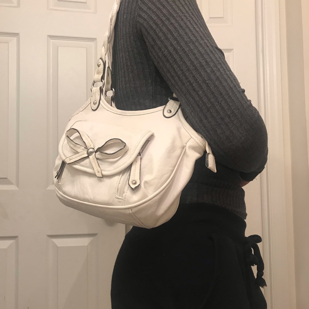 White purse